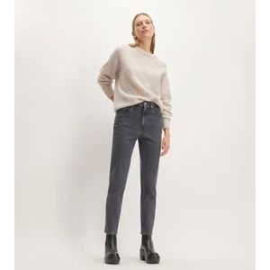 Everlane The Original Cheeky Jean In Washed Gray Size 27 Crop